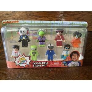 Ryan's World Collectible Action Figure 8-Piece Set - Ryans Toy Review Play Set